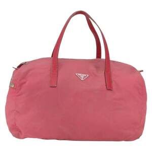 Prada Nylon Boston Bag Pink
